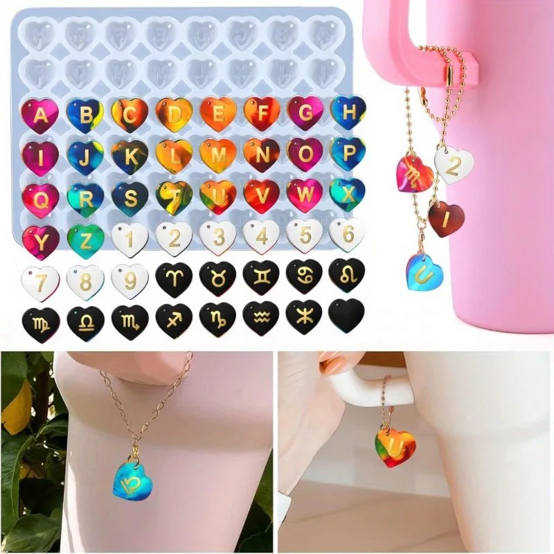 Embroidery Charm - 1 unidad de molde de resina