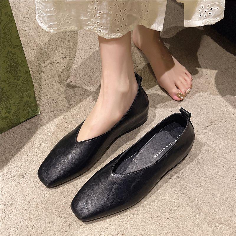 Embroidery Flat Shoes - Zapatos de Moda para Mujer, Mocasines