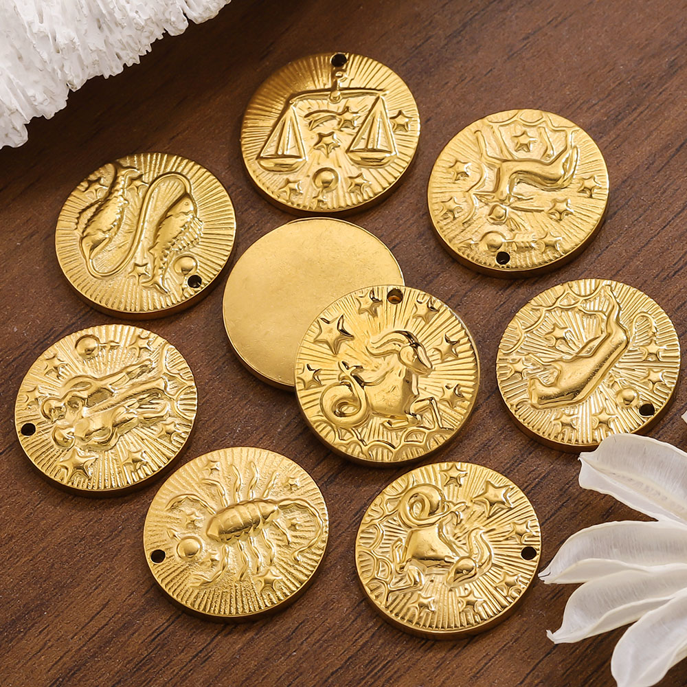 Embroidery Charm - 5 Piezas de Dijes de Acero