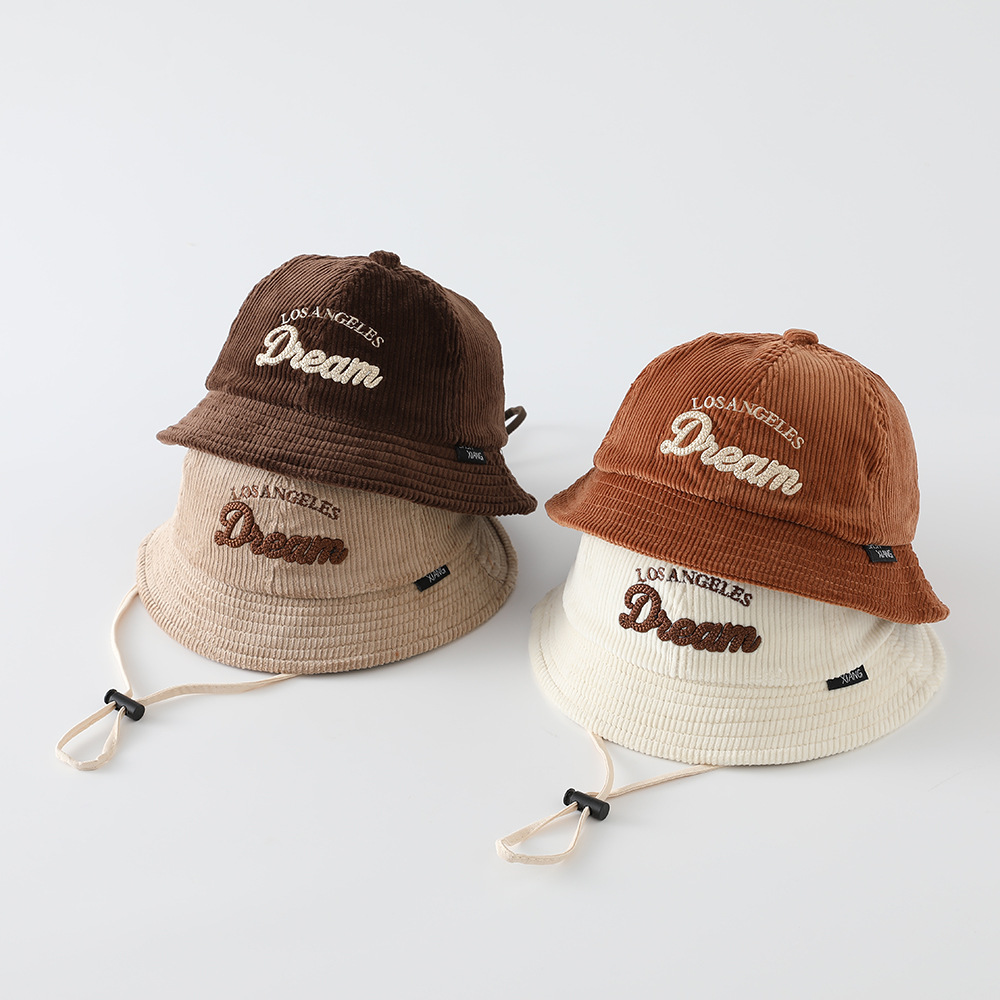 Embroidery Cap - Sombrero de pescador de pana de