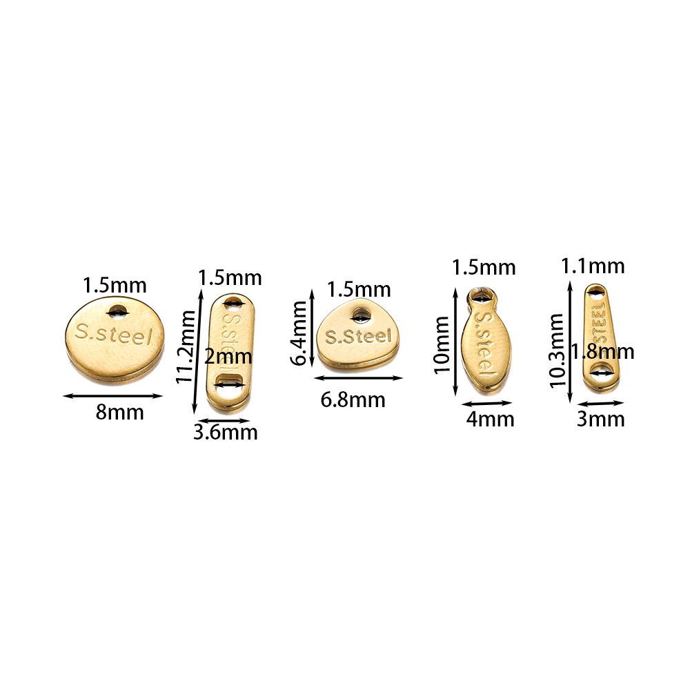 20/50 Uds. De acero inoxidable - Embroidery Charm reseña y precio