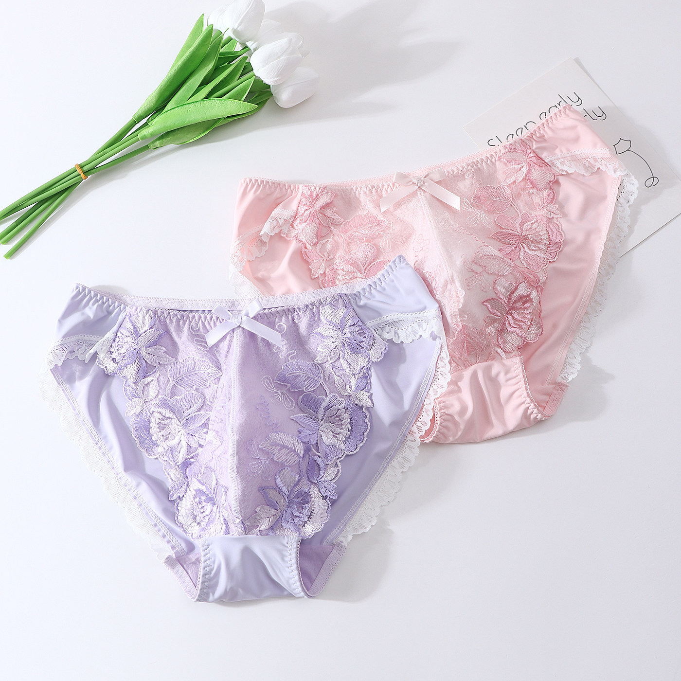 Calzoncillos de Encaje Floral  - Embroidery Gift reseña y precio