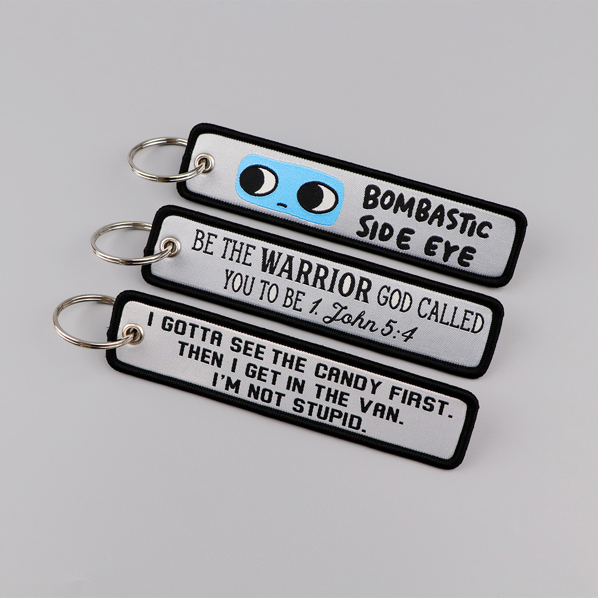 1 unidad de llaveros bordados  - Embroidery Quote reseña y precio