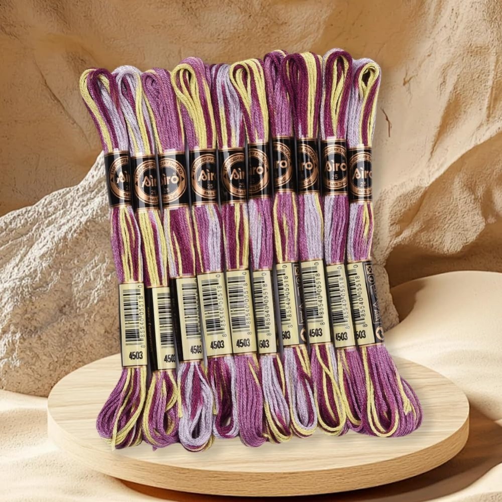 6 hebras de hilo de bordar mor - Embroidery Gift reseña y precio