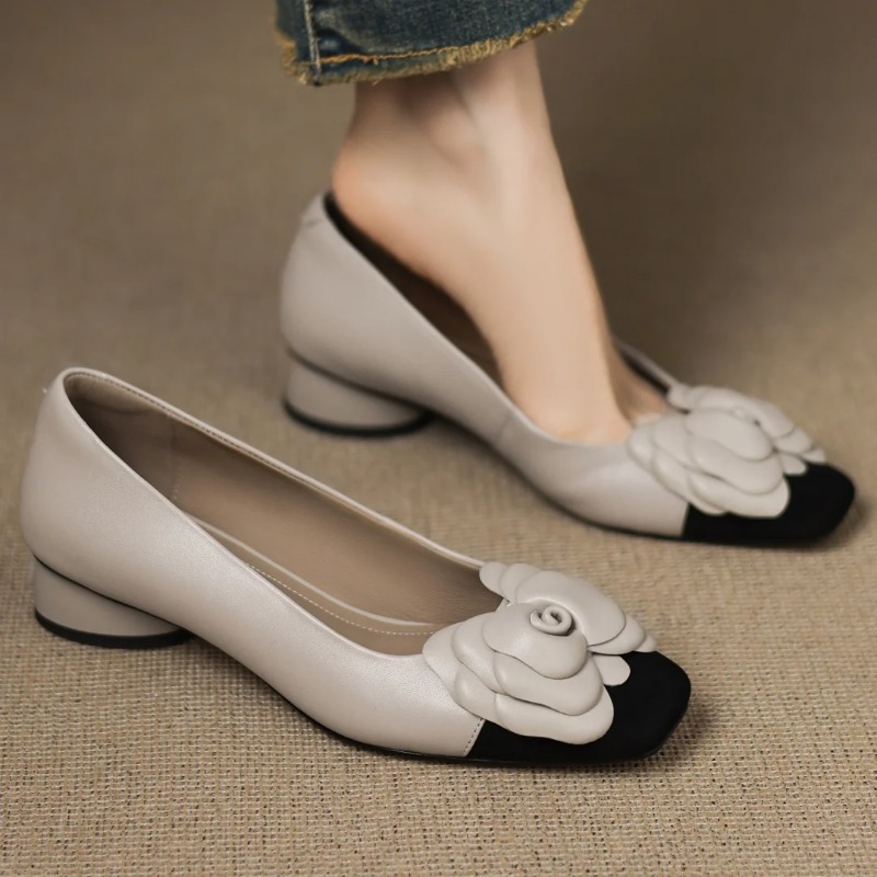 Zapatos de tacón sin cordones  - Embroidery Flat Shoes reseña y precio