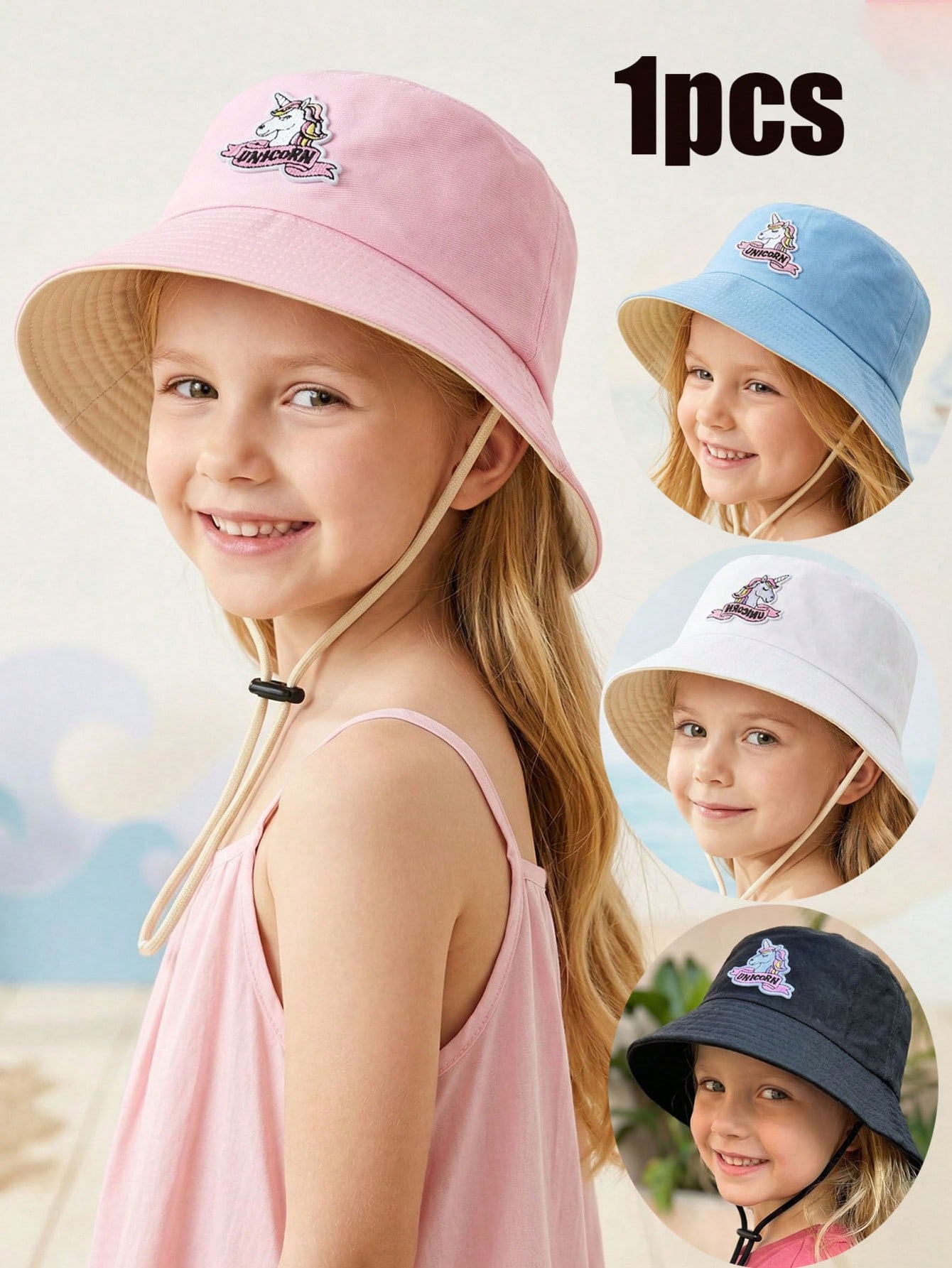 1 unidad de sombrero de cubo c - Embroidery Cap reseña y precio