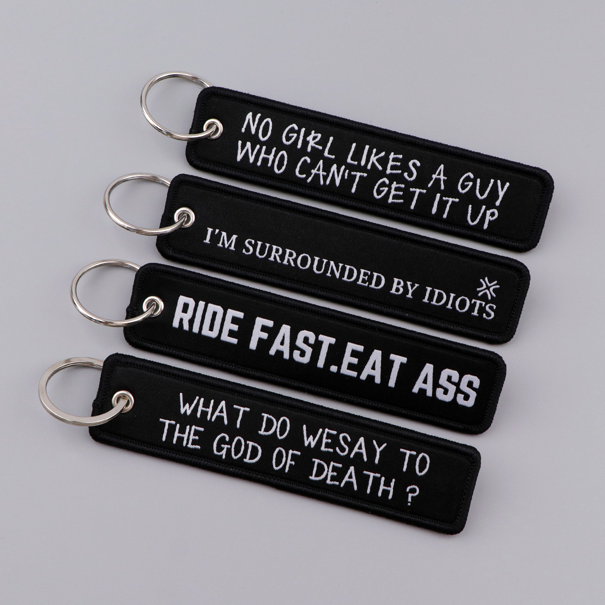 Llaveros con bordado de frases - Embroidery Quote reseña y precio
