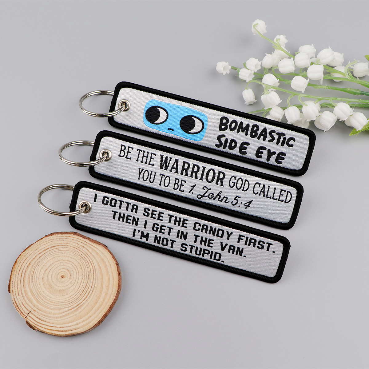 Llaveros con Frases Inspirador - Embroidery Quote reseña y precio