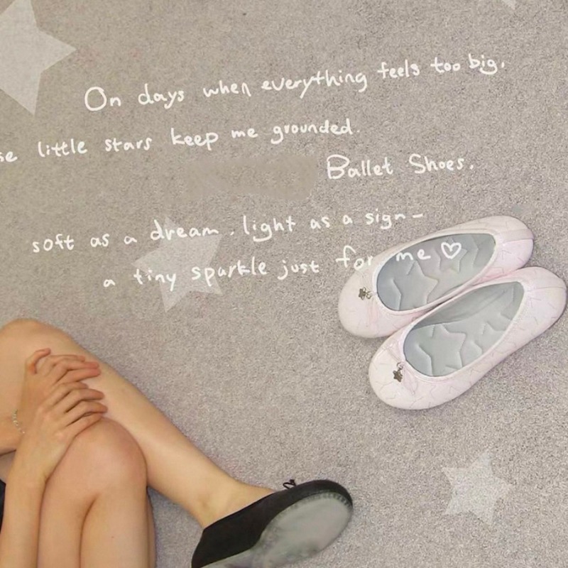 Zapatos de Ballet con Lazos -  - Embroidery Flat Shoes reseña y precio