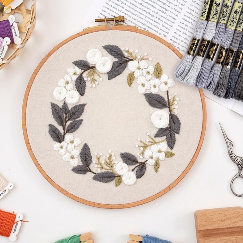 8 ovillos, 70 yardas, pulseras - Embroidery Gift reseña y precio