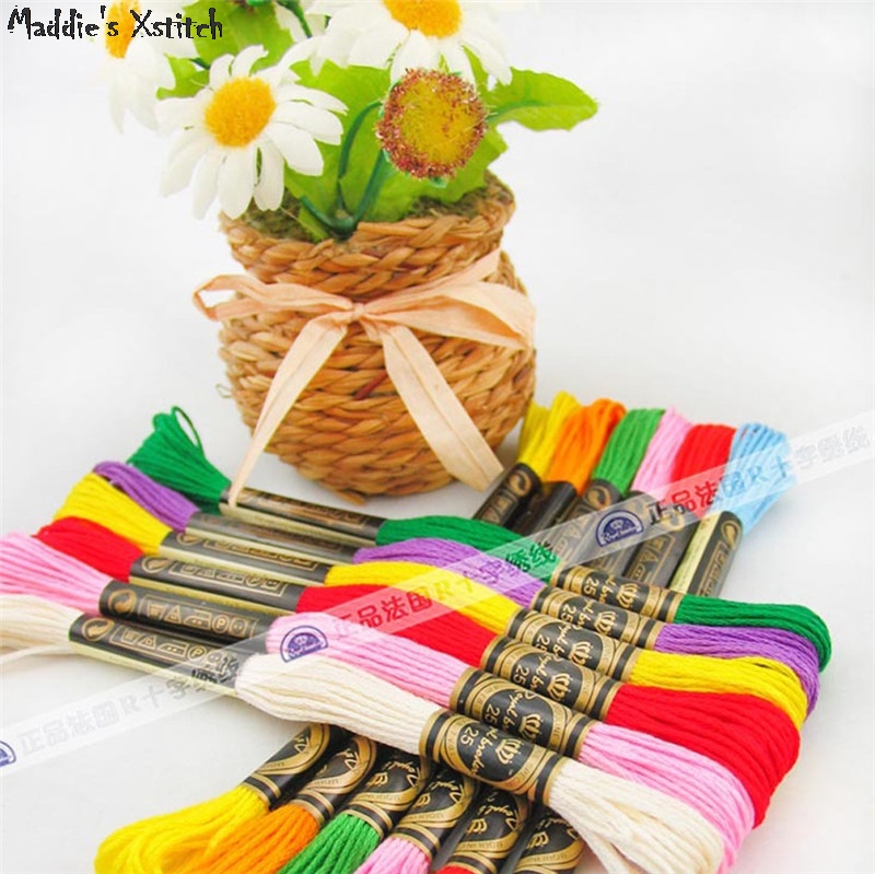 Juego de lienzo de punto de cr - Dmc Floss Set reseña y precio
