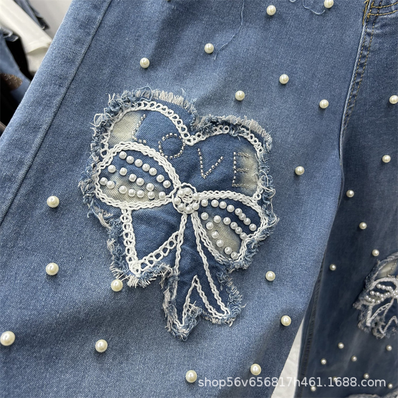 Nuevo conjunto de dos piezas d - Embroidery Jeans reseña y precio