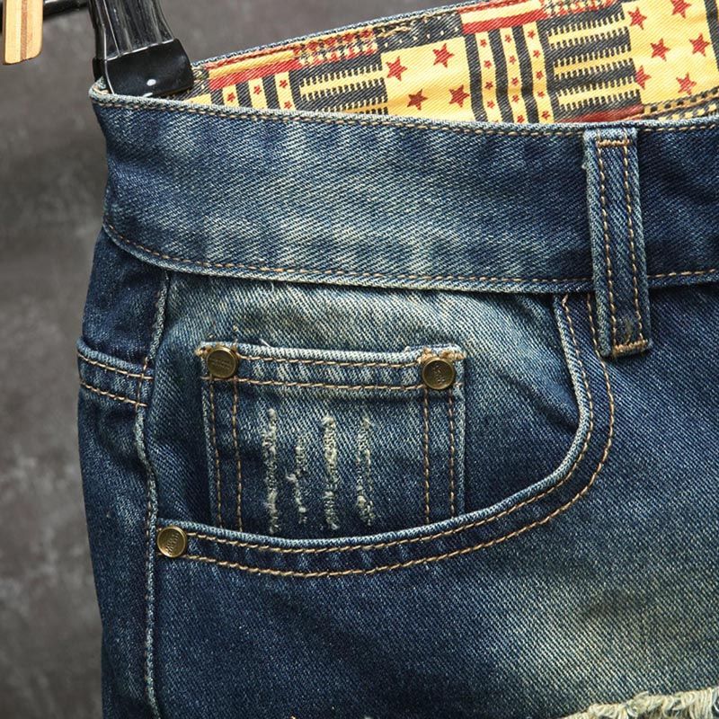 Pantalones cortos vaqueros de  - Embroidery Jeans reseña y precio