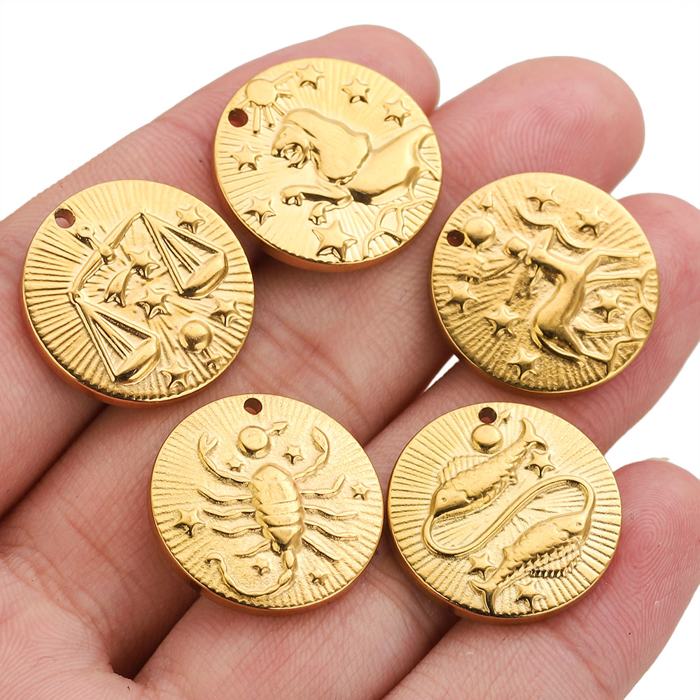 5 Piezas de Dijes de Acero Ino - Embroidery Charm reseña y precio