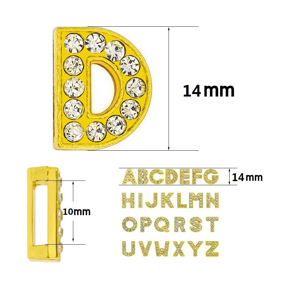 Lote de 50 unidades de letras  - Embroidery Charm reseña y precio